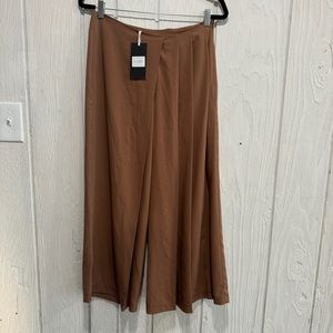 aNY case brown Pleated Front Pants